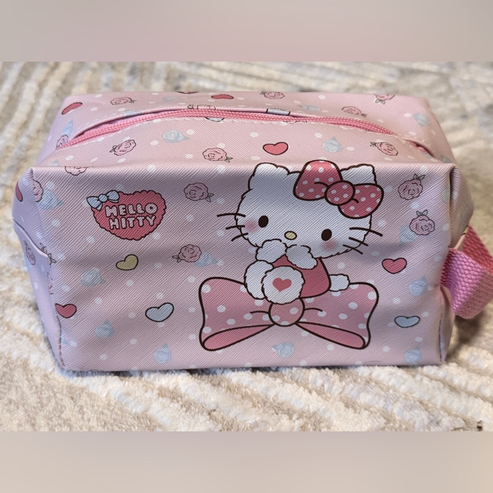 Hello Kitty Pink Cosmetic Pencil Bag
